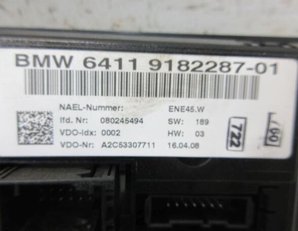 Bedienelement Klimaanlage Klimabedienteil Heizungs / Klimaregler BMW 3 (E90) 320I 125 KW