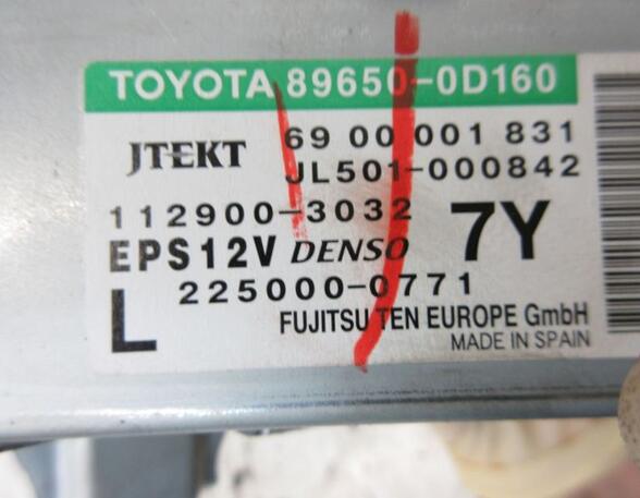 Power Steering Control Unit TOYOTA Yaris (KSP9, NCP9, NSP9, SCP9, ZSP9)