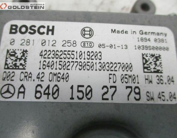 Engine Management Control Unit MERCEDES-BENZ A-Klasse (W169)