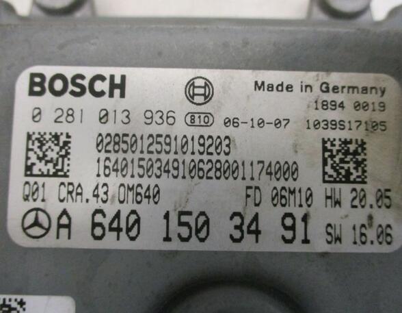 Engine Management Control Unit MERCEDES-BENZ A-Klasse (W169)