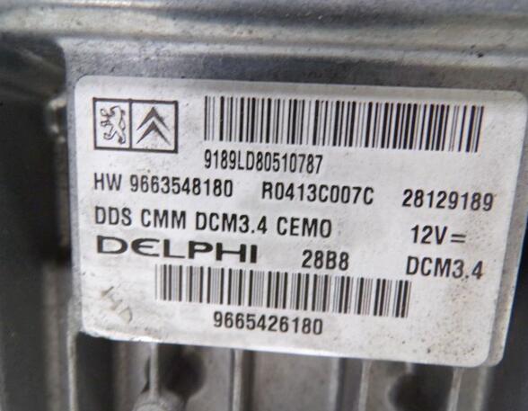 Engine Management Control Unit PEUGEOT 308 I (4A, 4C)