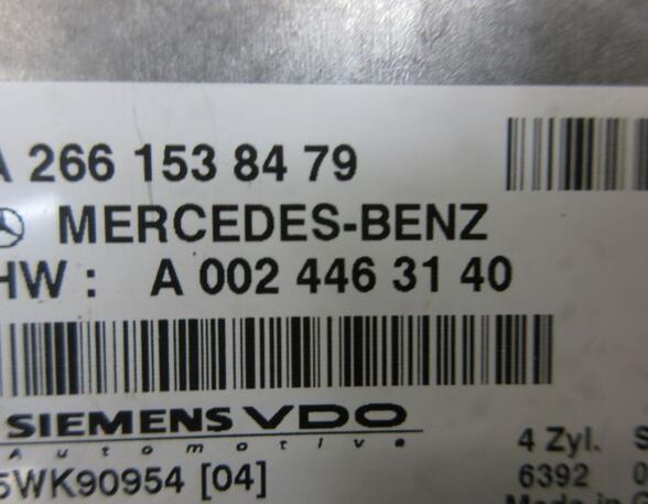 Engine Management Control Unit MERCEDES-BENZ A-Klasse (W169)