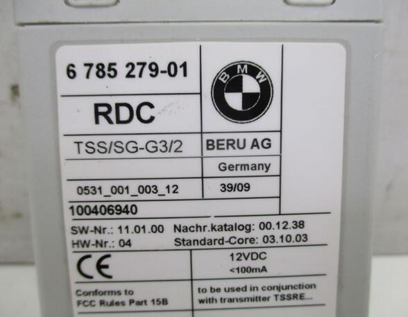 Control unit for tyre pressure control system BMW X5 (E70), BMW X6 (E71, E72)