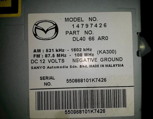 CD-Radio MAZDA 2 (DE_, DH_)