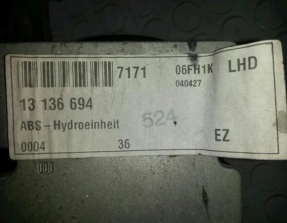 Abs Hydraulic Unit OPEL Vectra C Caravan (--)