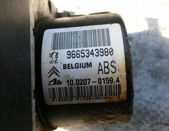 Bremsaggregat ABS  PEUGEOT 207 SW (WK_) 1.4 54 KW