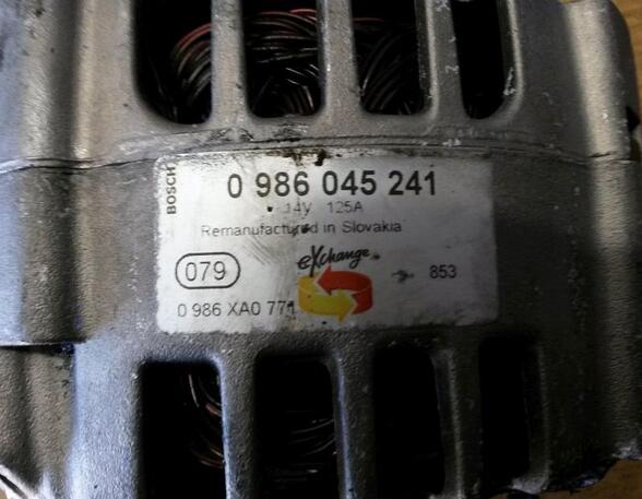 Alternator RENAULT Laguna II Grandtour (KG0/1)