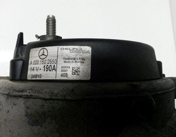 Lichtmaschine  MERCEDES-BENZ M-KLASSE (W163) ML 270 CDI 120 KW