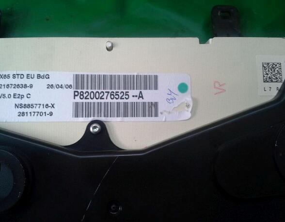 Snelheidsmeter RENAULT Clio II (BB, CB)