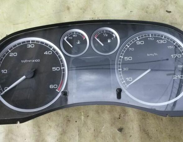 Tachometer Kombiinstrument PEUGEOT 307 2.0 HDI 90 BLACK & SILVER 5 TRG. 66 KW