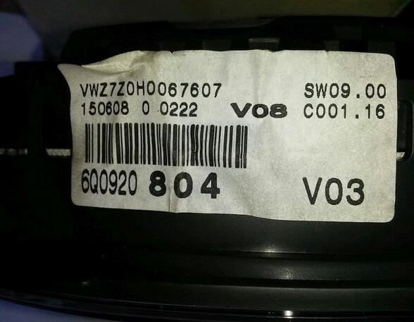 Speedometer VW Polo (9N)