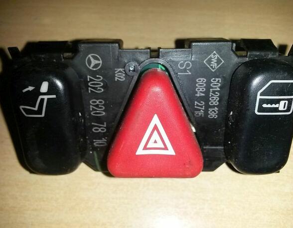 Hazard Warning Light Switch MERCEDES-BENZ C-Klasse (W202)