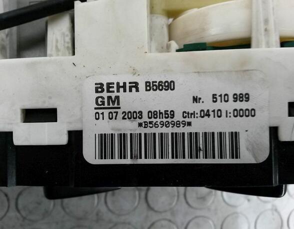 Air Conditioning Control Unit OPEL Zafira A (F75_)