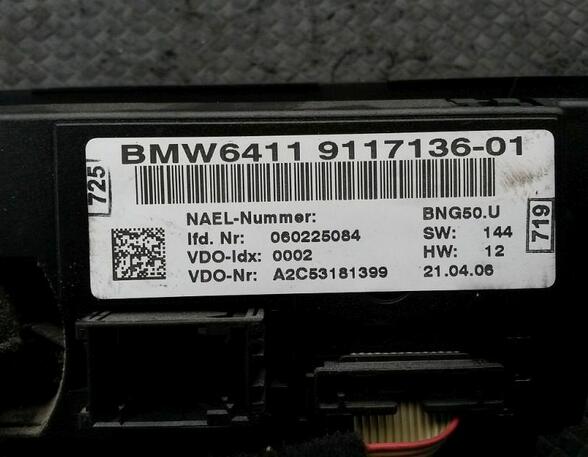 Air Conditioning Control Unit BMW 3er (E90)