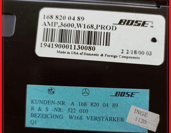 Audio-Versterker MERCEDES-BENZ A-Klasse (W168)