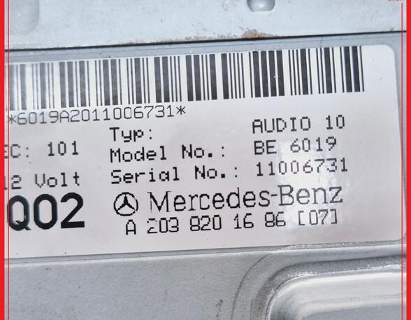 Radio Cassette Player MERCEDES-BENZ C-CLASS (W203)