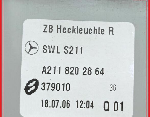 Rückleuchte rechts  MERCEDES BENZ E-KLASSE KOMBI W211 E320 CDI 165 KW