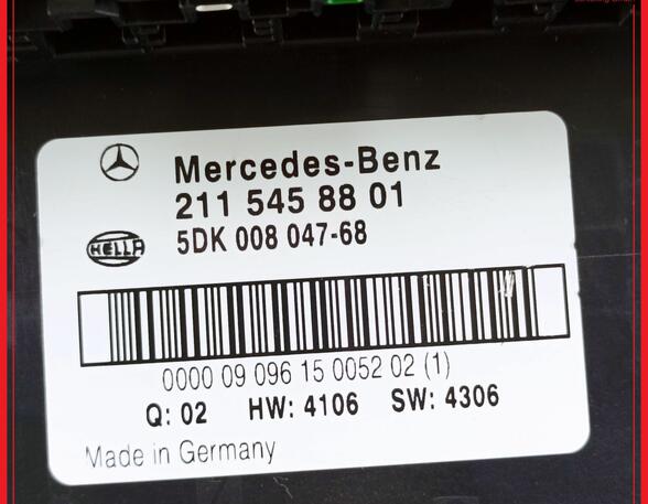 Sicherungskasten SAM Modul MERCEDES BENZ E-KLASSE S211 E500 T 225 KW