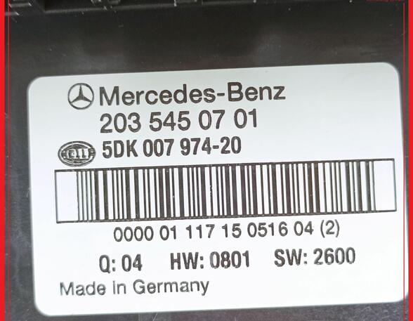 Zekeringkast MERCEDES-BENZ C-Klasse Coupe (CL203)