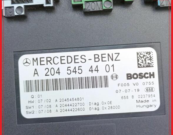 Fuse Box MERCEDES-BENZ C-Klasse (W204)