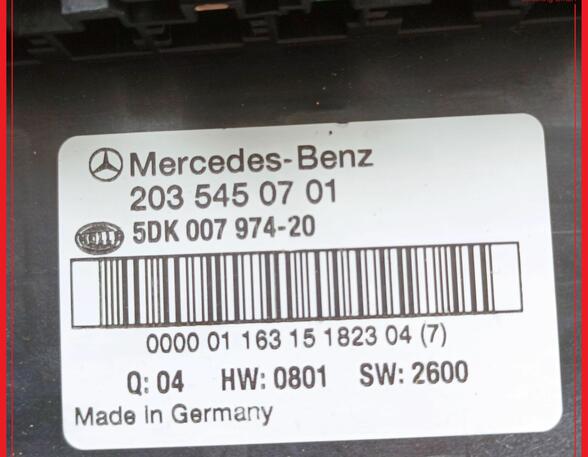 Zekeringkast MERCEDES-BENZ C-Klasse T-Model (S203)