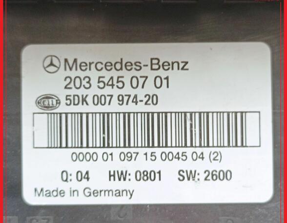 Sicherungskasten SAM Modul MERCEDES BENZ COUPE CL203 C200 KOMPRESSOR 120 KW