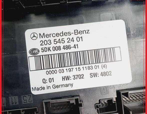 Fuse Box MERCEDES-BENZ C-Klasse T-Model (S203)