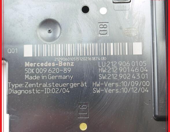 Fuse Box MERCEDES-BENZ E-Klasse (W212)