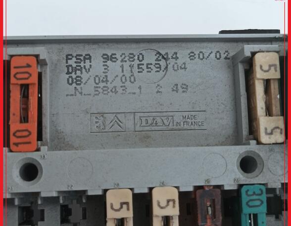 Fuse Box PEUGEOT 206 Hatchback (2A/C)