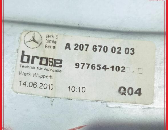 Electric Window Lift Motor MERCEDES-BENZ E-Klasse Coupe (C207)