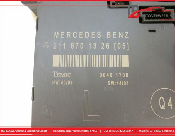 Controller MERCEDES-BENZ E-Klasse T-Model (S211)