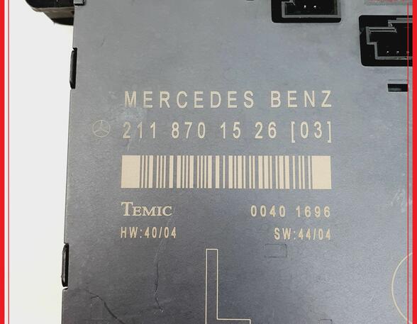 Regeleenheid MERCEDES-BENZ E-Klasse T-Model (S211)