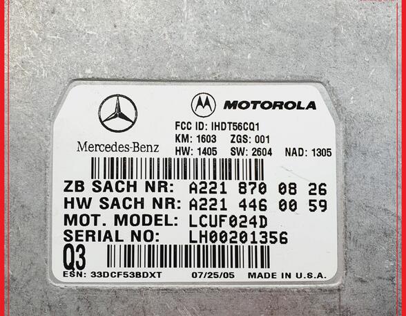 Steuergerät Telefon Modul MERCEDES CLK C209 350 200 KW