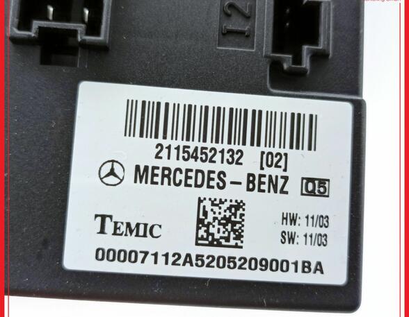 Steuergerät Signalerfassung MERCEDES BENZ E-KLASSE W211 E200 CDI 90 KW