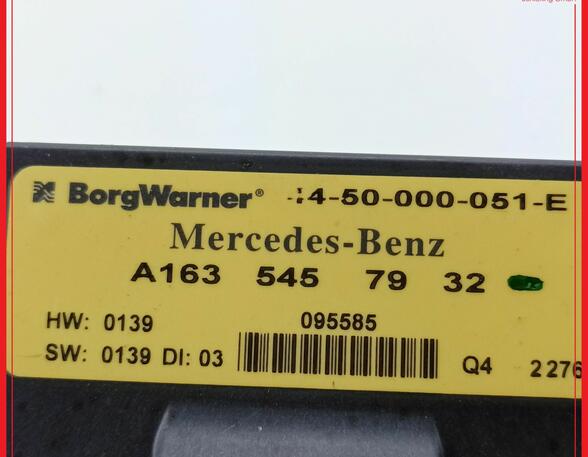 Steuergerät Verteilgetriebe MERCEDES BENZ M-KLASSE W163 ML400 CDI 184 KW