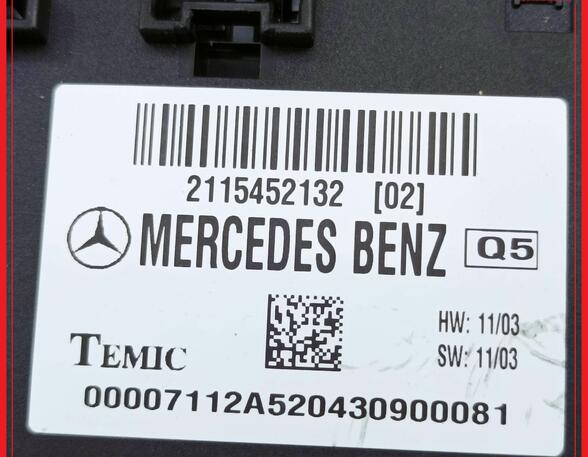 Steuergerät Signalerfassung MERCEDES BENZ E-KLASSE S211 E500 T 225 KW