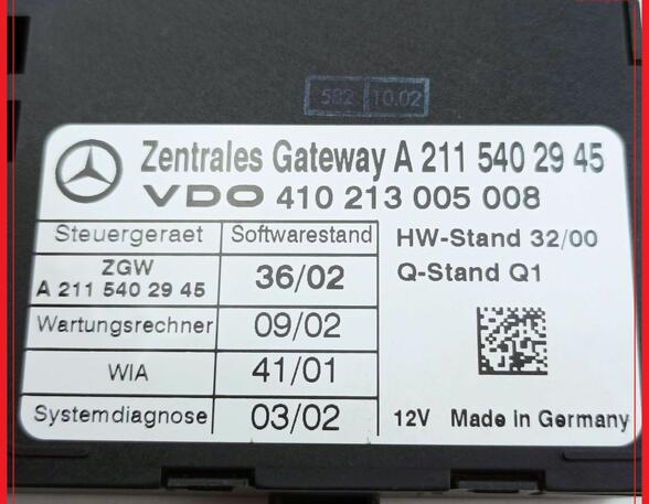 Controller MERCEDES-BENZ E-Klasse (W211)