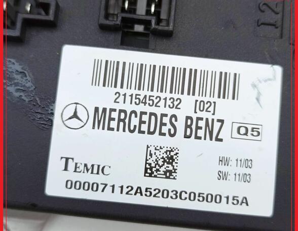 Regeleenheid MERCEDES-BENZ E-Klasse T-Model (S211)