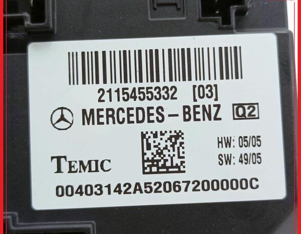 Regeleenheid MERCEDES-BENZ E-Klasse T-Model (S211)