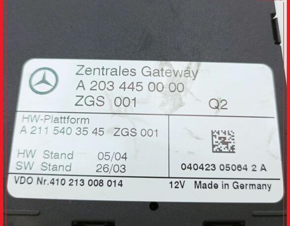 Steuergerät Zentrales Gateway MERCEDES BENZ W203 KOMBI C270 CDI 125 KW