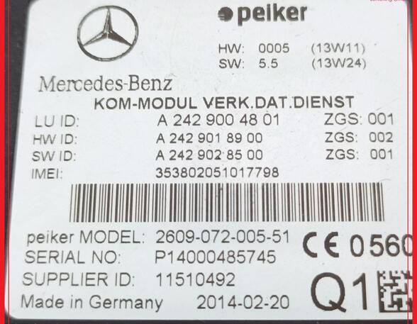 Controller MERCEDES-BENZ C-Klasse T-Model (S204)