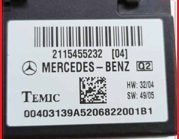 Steuergerät Signalerfassung MERCEDES BENZ E-KLASSE W211 E320 CDI 165 KW