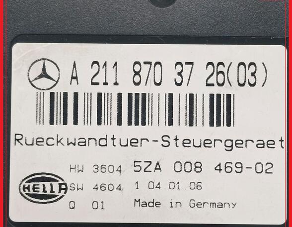 Regeleenheid MERCEDES-BENZ E-CLASS T-Model (S211)