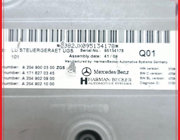 Steuergerät Media Interface UGS MERCEDES-BENZ E-KLASSE W212 E200 CDI 100 KW