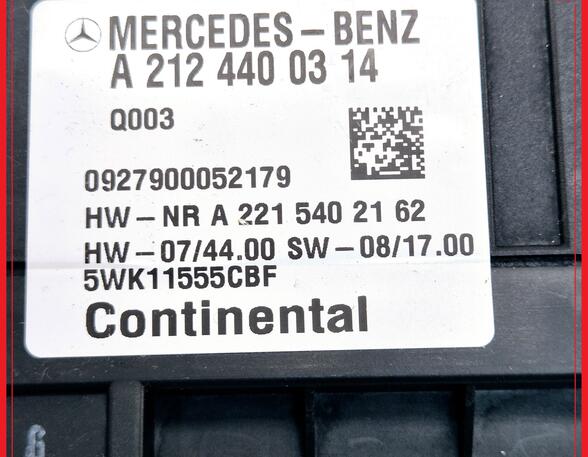 Control unit MERCEDES-BENZ E-CLASS (W212)