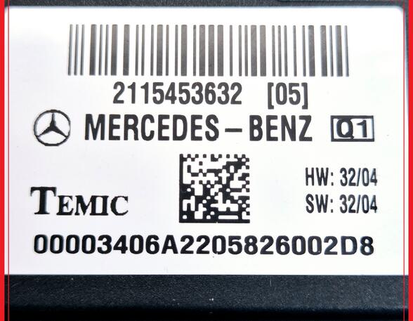 Regeleenheid MERCEDES-BENZ E-CLASS T-Model (S211)