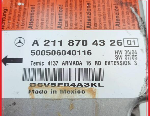 Regeleenheid airbag MERCEDES-BENZ E-Klasse T-Model (S211)