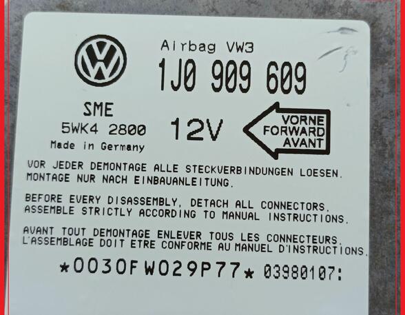 Airbag Control Unit VW Golf IV (1J1)