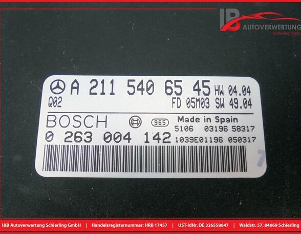 Parking Aid Control Unit MERCEDES-BENZ E-Klasse T-Model (S211)