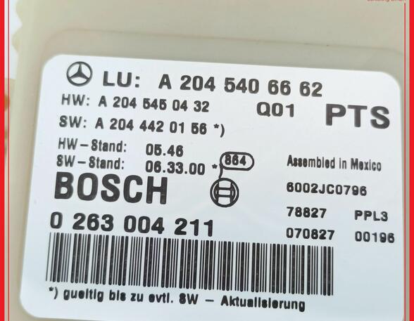 Regeleenheid park distance control MERCEDES-BENZ C-Klasse (W204)